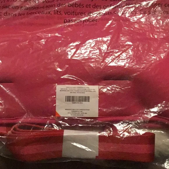 Summersalt pink and red tote bag NWT - Picture 4 of 4